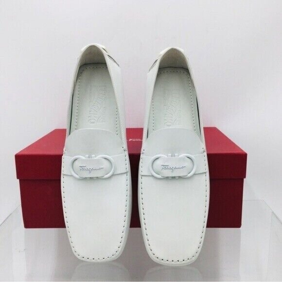 Salvatore Ferragamo PALINURO Astronaut Leather Loafer Driving Shoes Mens US 8 - Picture 5 of 15